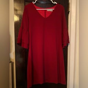Women’s red dress